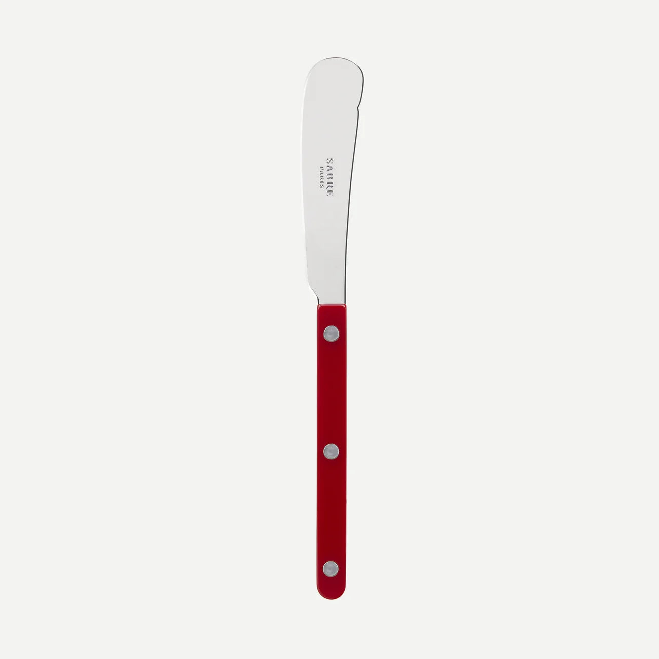 Sabre Paris Bistrot Solid, Butter Spreader, Burgundy