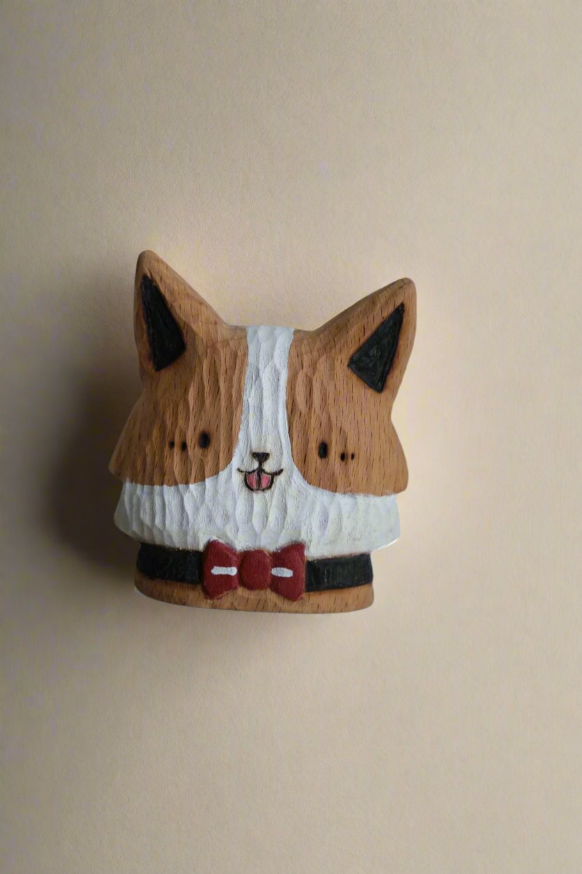 Handcrafted Wooden Animal Magnet